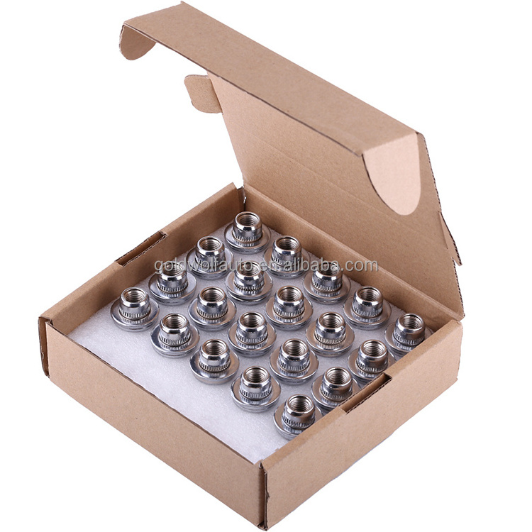 20PCS Chrome 12x1.5 Wheel Lug Nuts Mag Seat Washer for Lexus Scion Camry