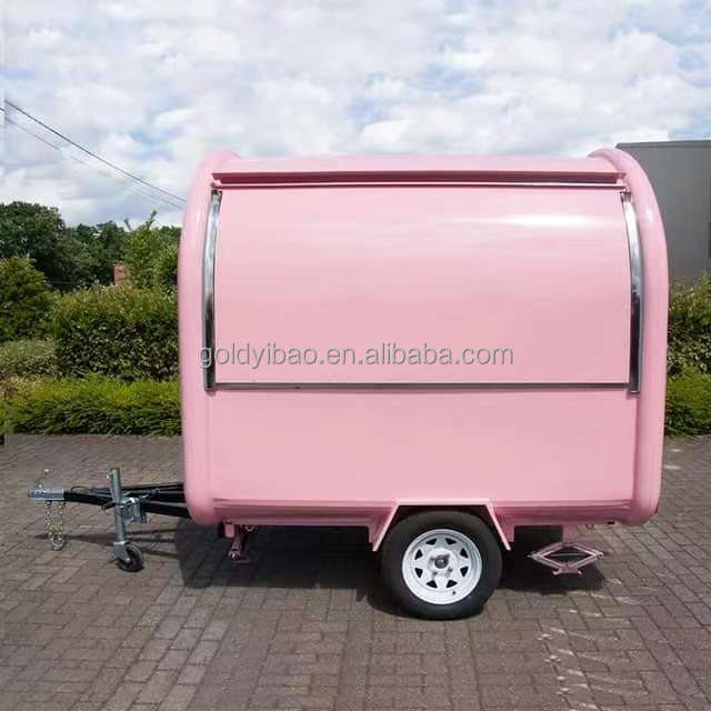 Food Carts  Mobile Trailers Food Trucks Mobile Food Trailer Pizza Dog Customized Hot Key Long Power Outdoor Packing Wheels