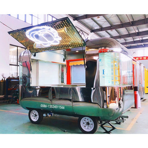 Juice Bar Koisk Mobile Food Coffee Trailer for Sale in Malaysia Lemonade Food Stall Trailer Hot Dog Stand with Oven