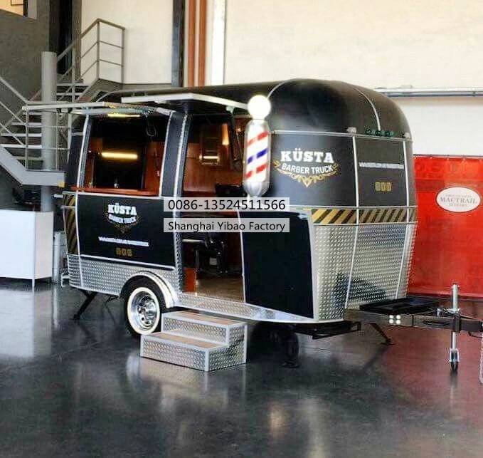 Modern Mobile Beauty Hair Salon Barber Trailer Airstream Mobile Nail Beauty Hair Salon Truck Food Shop For Sale