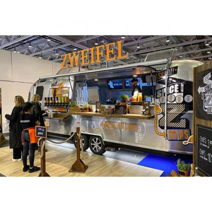 CE certificate concession coffee food trailer hot dog food carts with full kitchen mobile ice cream food trailer