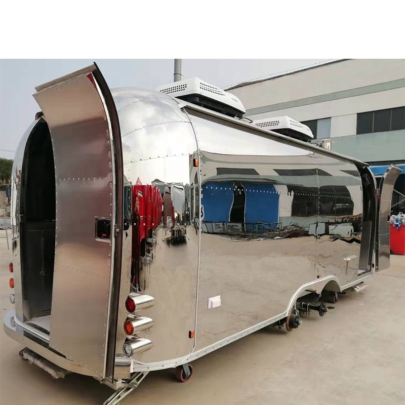 Ice Cream Food Vending Cart coffee Mobile fast Food Cart with kitchen equipment  For Sale japanese Hot Dog Food Truck