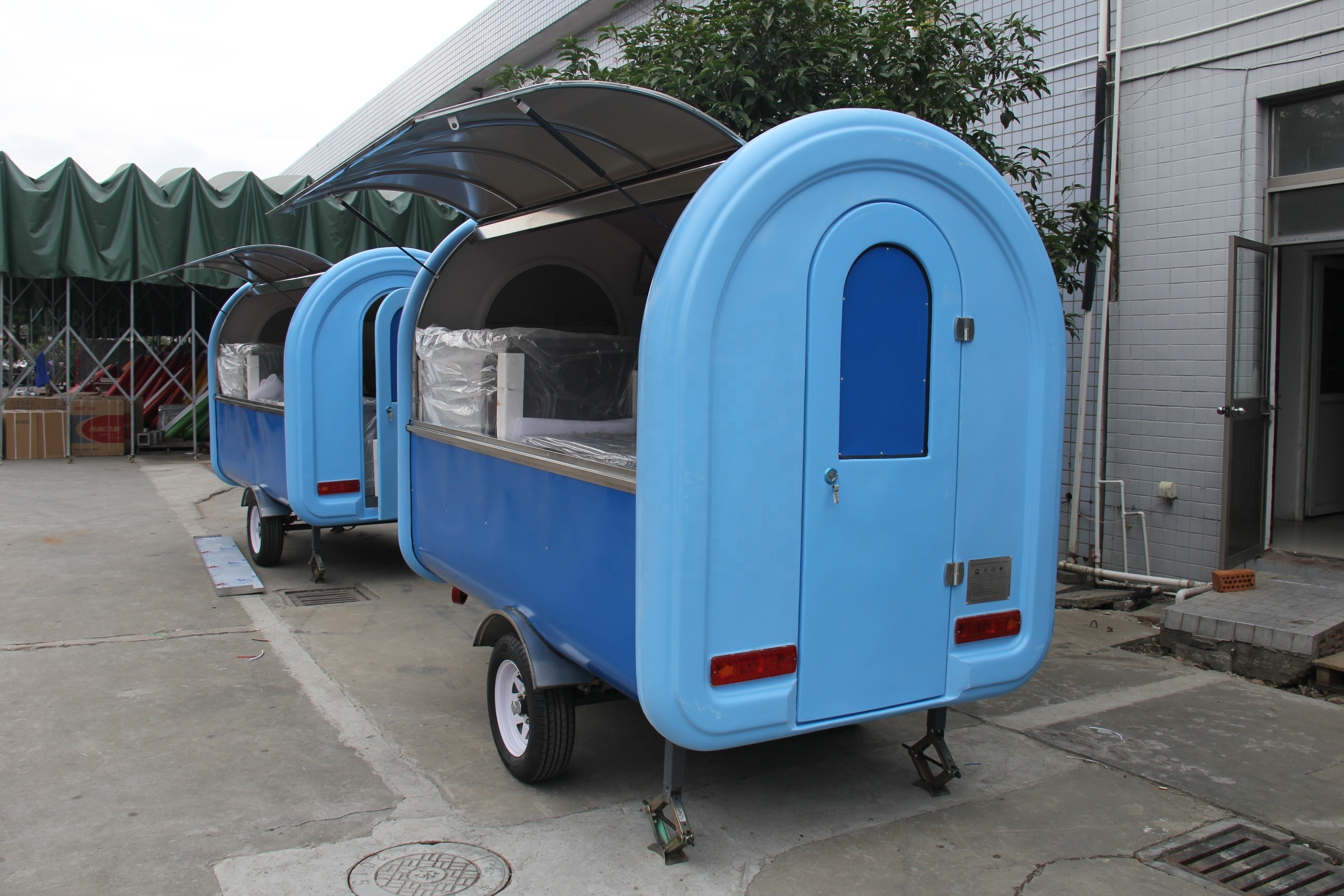 Most Favorable Tricycle Food Chips Ice Cream Candy Popcorn Cart