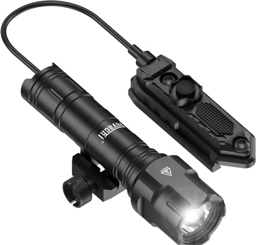 Factory Bulk Price Professional  Matte Tactical Flashlight 1200 Lumen 3 Modes with Pressure Switch Rechargeable Flashlight Light