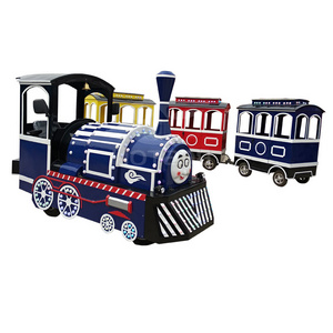 amusement park diesel trackless train / trackless train adult / trackless train kiddie ride for sale