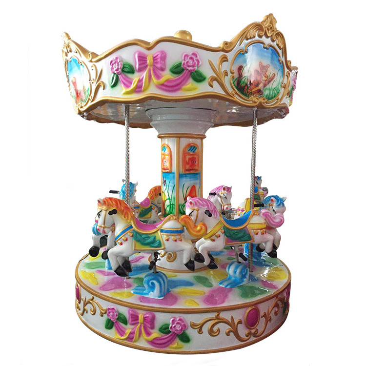 Children Used Kiddie Mini Portable Amusement Park Kids Carousel Ride