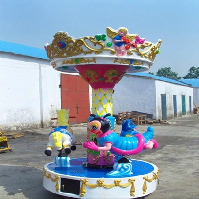 Children Used Kiddie Mini Portable Amusement Park Kids Carousel Ride