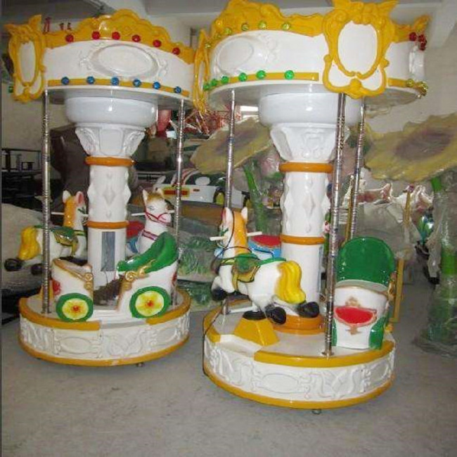 Children Used Kiddie Mini Portable Amusement Park Kids Carousel Ride