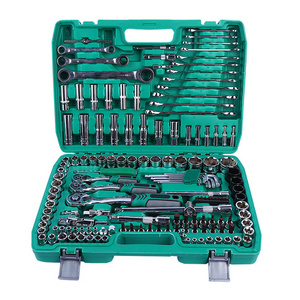 Chromium vanadium steel socket wrench toolbox 151 pieces tools set box automotive tools hardware