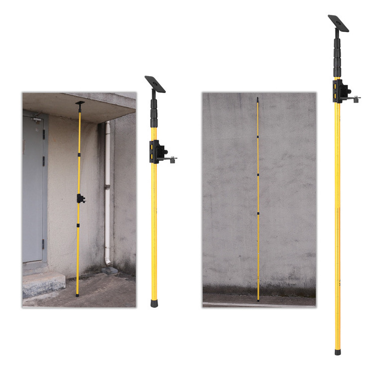 Laser infrared leveler lift support rod thickened tripod bracket ceiling accessories telescopic rod 4.2 meters