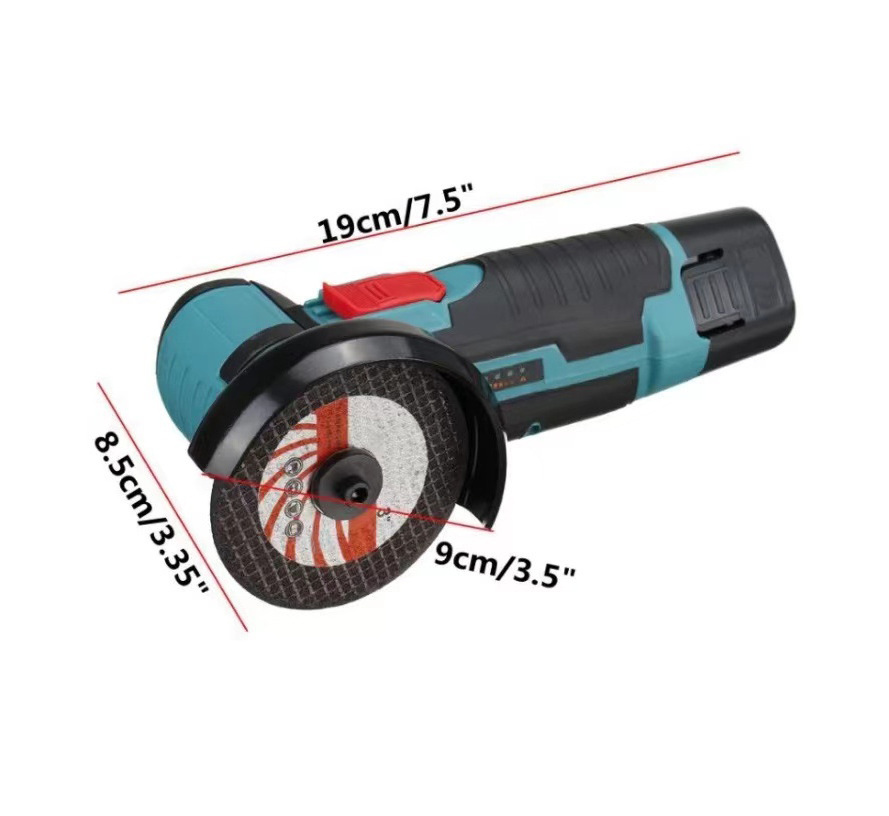 Lithium mini angle grinder cutting machine small electric grinder brushless polishing machine rechargeable grinding machine