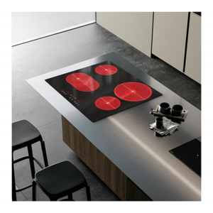 Easy Install Touch Key Prestige Infrared Cooker 4 Burner Smart Cooktop Digit Segment Display Built-in Ceramic Cooktop