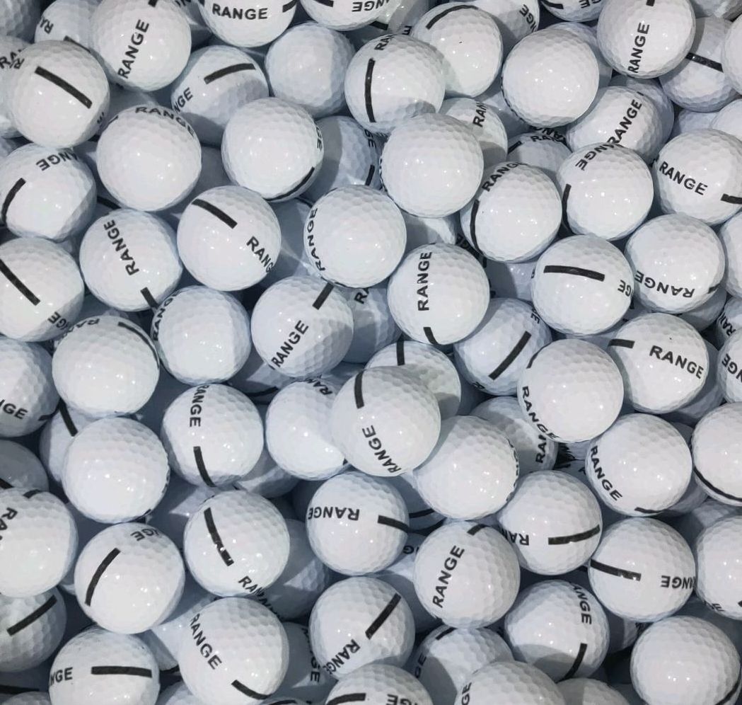 2 layer range golf golf course print golf ball samples