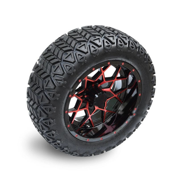 205/50-10 tires with aluminum alloy wheels for 10/12/14 inch Golf Cart Tire