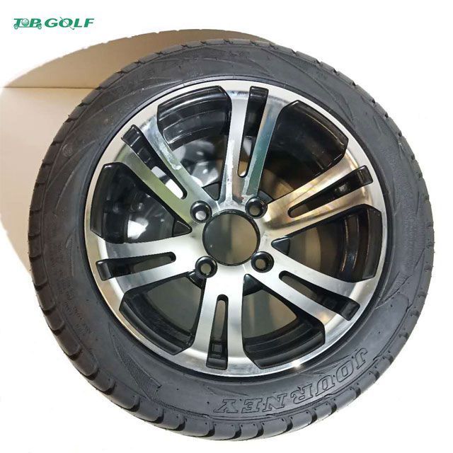 Golf Aluminum Steel Cart tires and Wheel Covers for golf cart, lawn mower, trailer and trucks