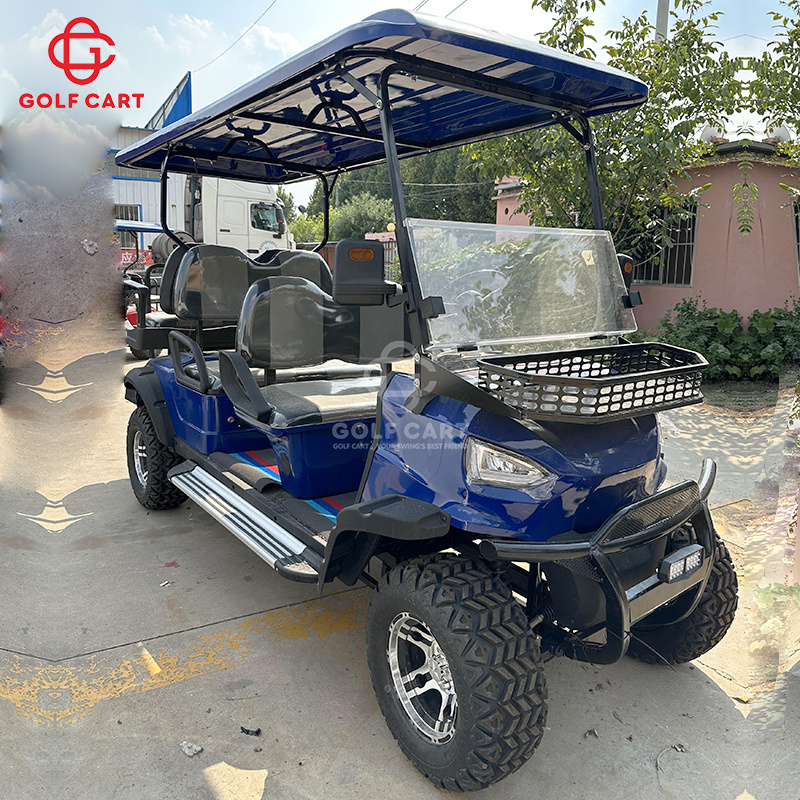 2024 Full Warranty And Free  Shipping High Quality Off-road Club 4 6 Seats Cheap Electric Golf Carts Golf Buggy