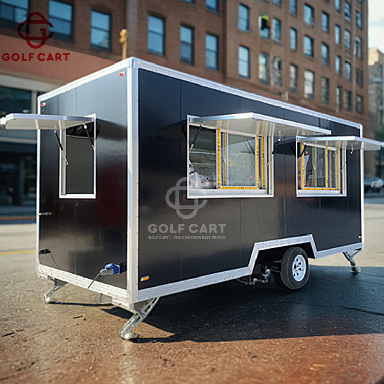 Hot Sale Ice Cream Machines  Food Cart Mobile Food Truck For Sale In Dubai Size Customization