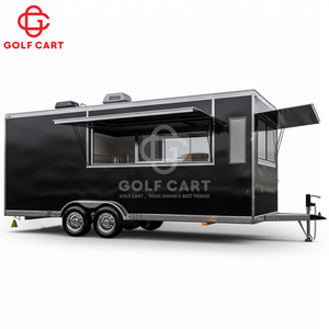 Mobile Fast Food Carts BBQ Food Trailers Car Hot Dog China Manufacturer Custom Full  Burger Cake Food Carts