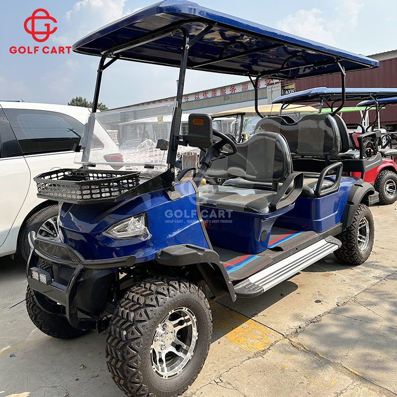 2024 Full Warranty And Free  Shipping High Quality Off-road Club 4 6 Seats Cheap Electric Golf Carts Golf Buggy