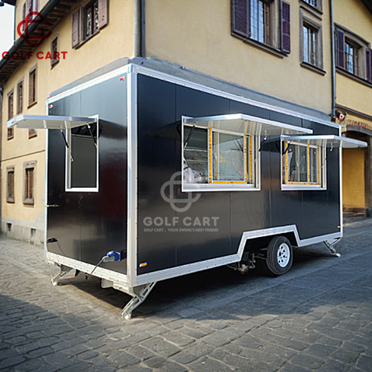 Hot Sale Ice Cream Machines  Food Cart Mobile Food Truck For Sale In Dubai Size Customization