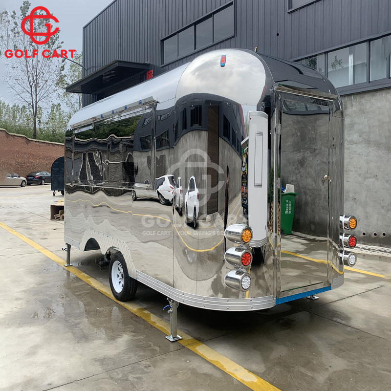 Airstream Mobile Trailer Pizza Food Truck Trailer With Fully Kitchen Equipped Restaurant For Sale