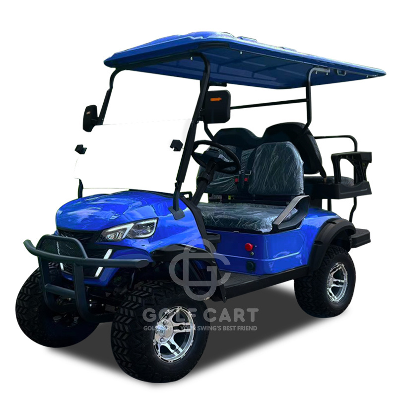 2023 new mold wholesale dealer 72v 4 6 seater club electric car off road buggy lithium disc brakes luxury golf cart