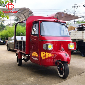 Electric Tricycles Ape Piaggio Pizza Tricycle Cart Mobile Pizza Food Truck For Sale