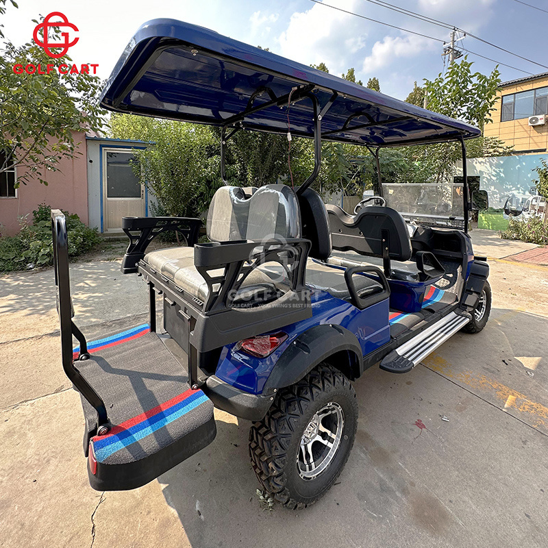 2024 Full Warranty And Free  Shipping High Quality Off-road Club 4 6 Seats Cheap Electric Golf Carts Golf Buggy