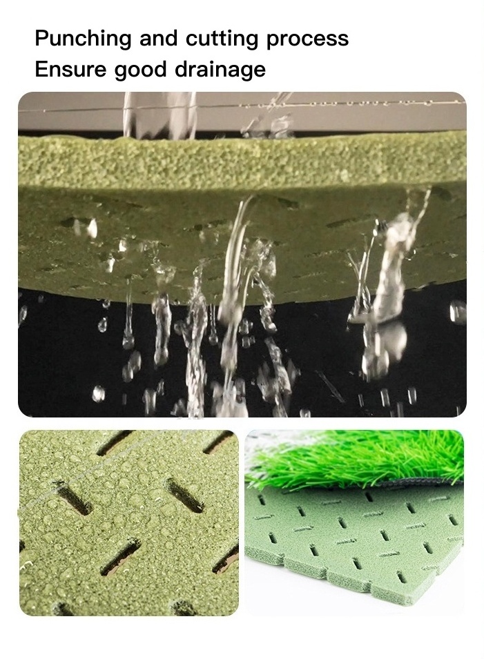 Synthetic Lawn Turf Underlay Artificial Grass shock pad for artificial football soccer turf XPE grass underlay foam pad