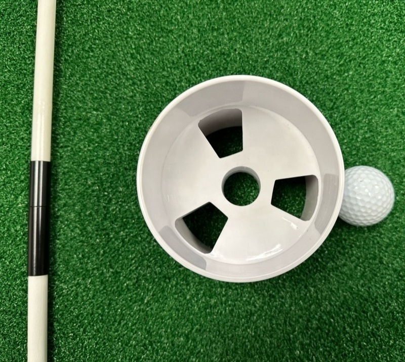 Detachable Golf Hole Cup and Flag for Driving Range Backyard Practicing Putting Green flagpole golf hole