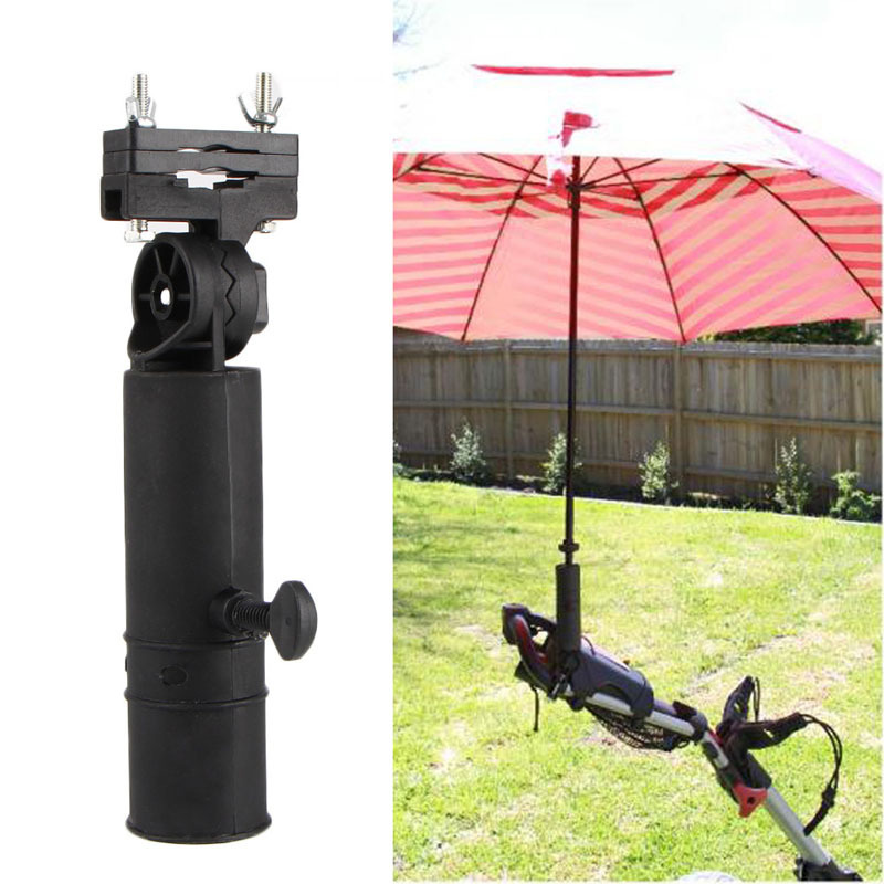 New Golf Umbrella Club Push Cart Holder