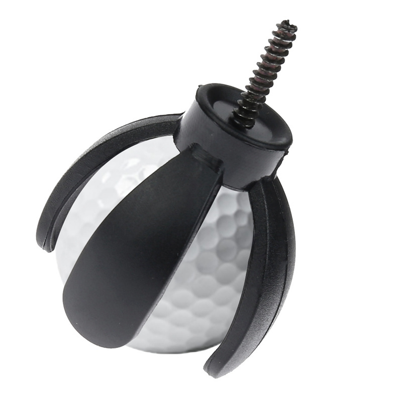 4-Prong Claw Black Golf Ball Pick Up Retriever Grabber Tool For Putter Grips