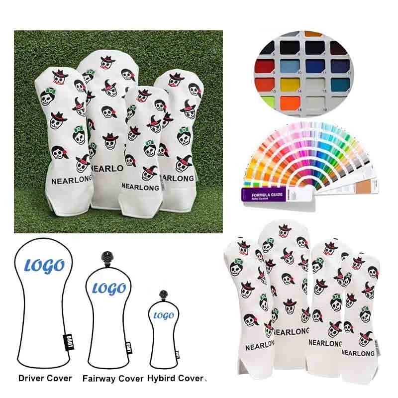 PM99  Custom Character Putter Covers for Golf Clubs Wholesale Retail Golf Accessories Female Golf Barrel Headcover