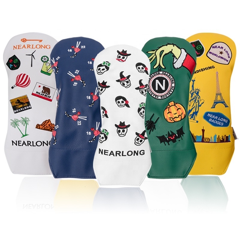 PM99  Custom Character Putter Covers for Golf Clubs Wholesale Retail Golf Accessories Female Golf Barrel Headcover