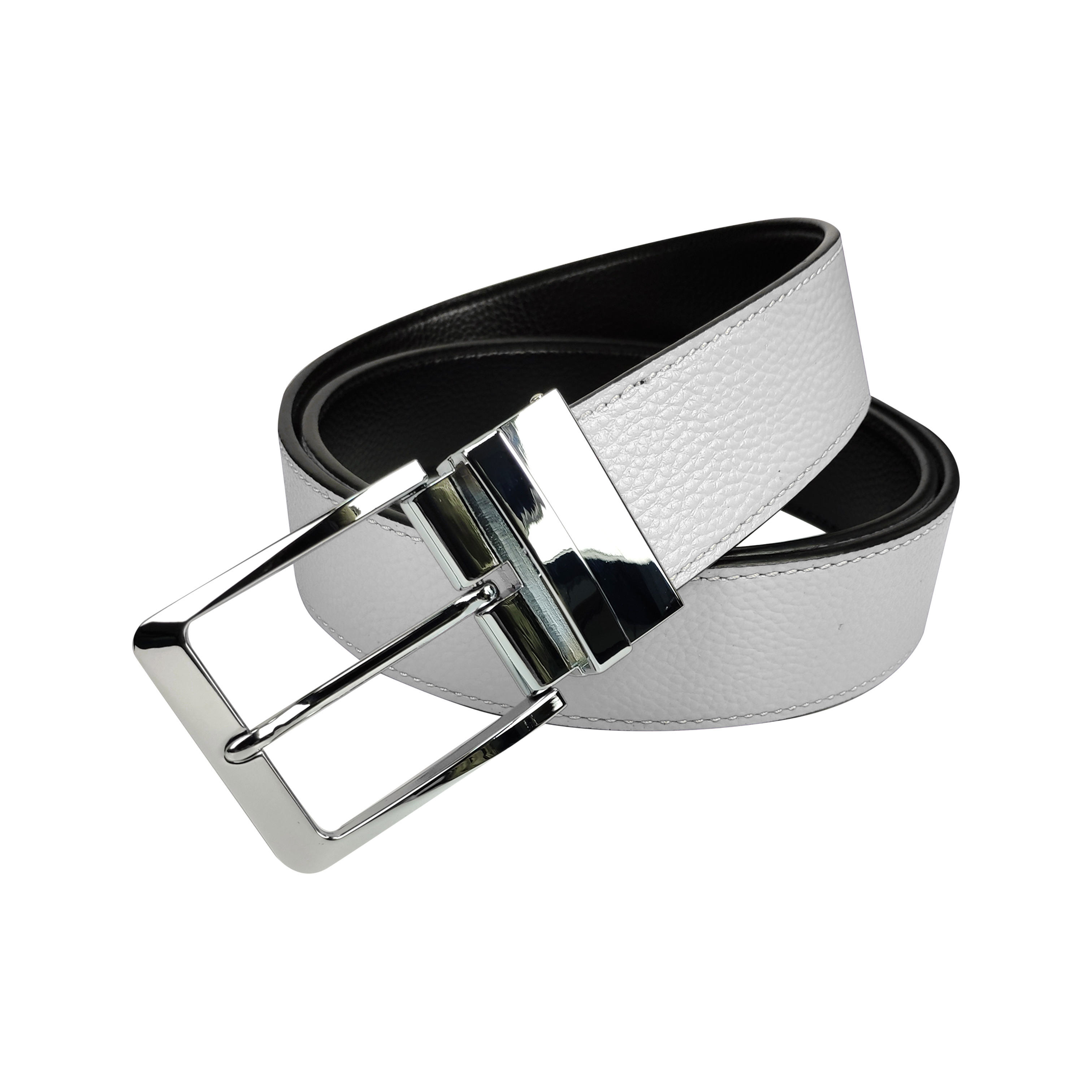 Top quality genuine leather belt men golf belt