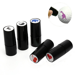 Mini self-inking quicky-dry golf ball stamps with different design