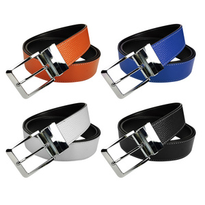 Top quality genuine leather belt men golf belt