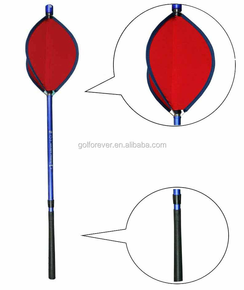 magic golf swing practice fan & golf pinwheel power fan