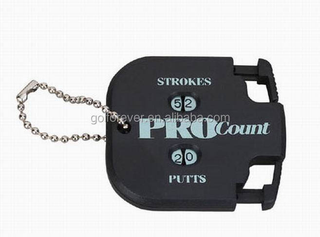 Manual golf stroke score counter