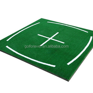 golf teaching mat with pattern & golf training mat & golf swing mat for practice