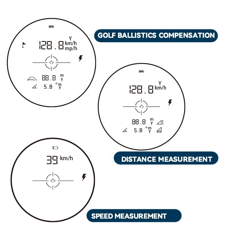 New  Digital Measure Device 800 Yards Golf Rangefinder Outdoor IP54 Waterproof Range Finder With Measure Speed, Range