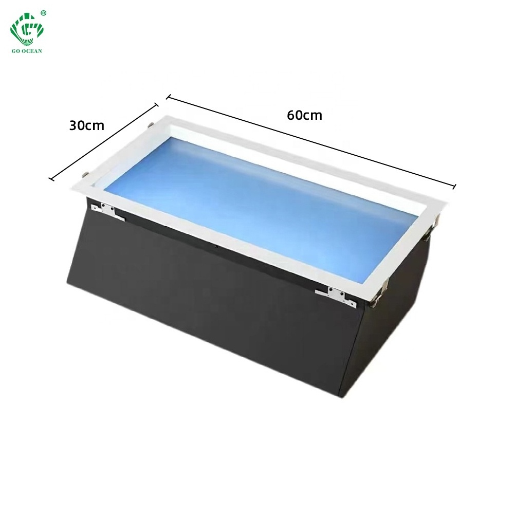 Modern 600*600Mm Luminaire Manufacture Indoor Lighting Panel Lamp Sky Led Light roofing Square Panel Light