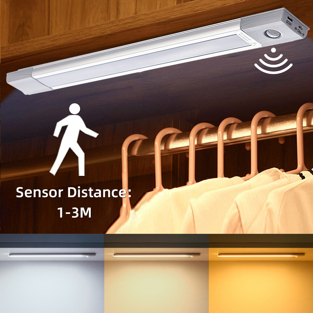 Western European Kitchen Bedroom Lighting Emergency Rechargeable Motion Sensor Night Light