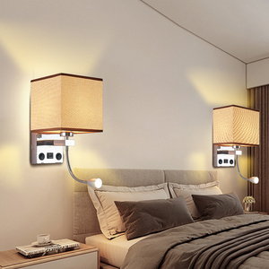 Nordic Luxury Indoor Vintage Hotel Lighting Lamp Modern Led Sconce Sconces Wall Light Bedroom Square