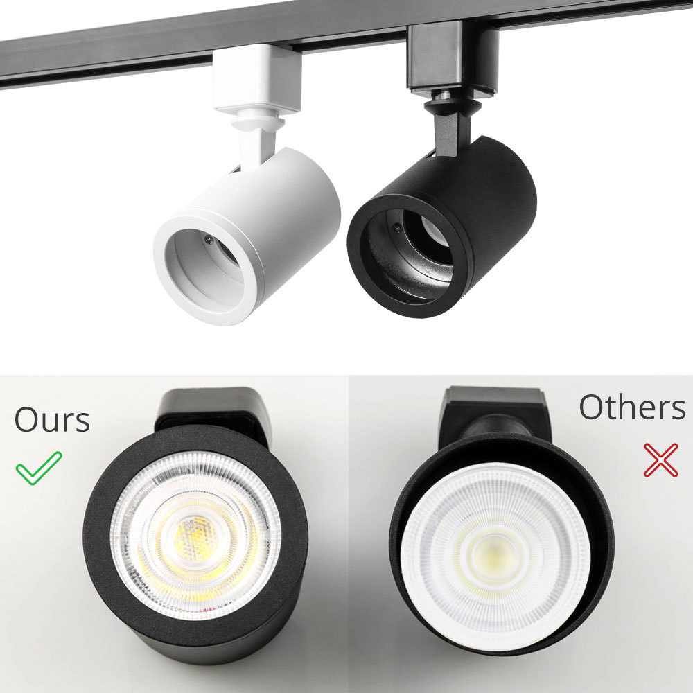 Adjustable Recessed LED Track Lighting Ceiling Spotlight GU10 Magnetic Track Light Rail Light