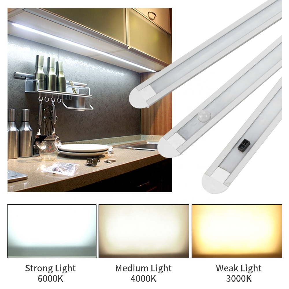 Modern Indoor Kitchen Human Led Motion Sensor Light Led Cabinet Light Under Cabinet Lighting