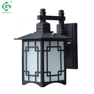 Modern led exterior lighting outdoor lights led corner wall lantern outdoor garden wall lamp