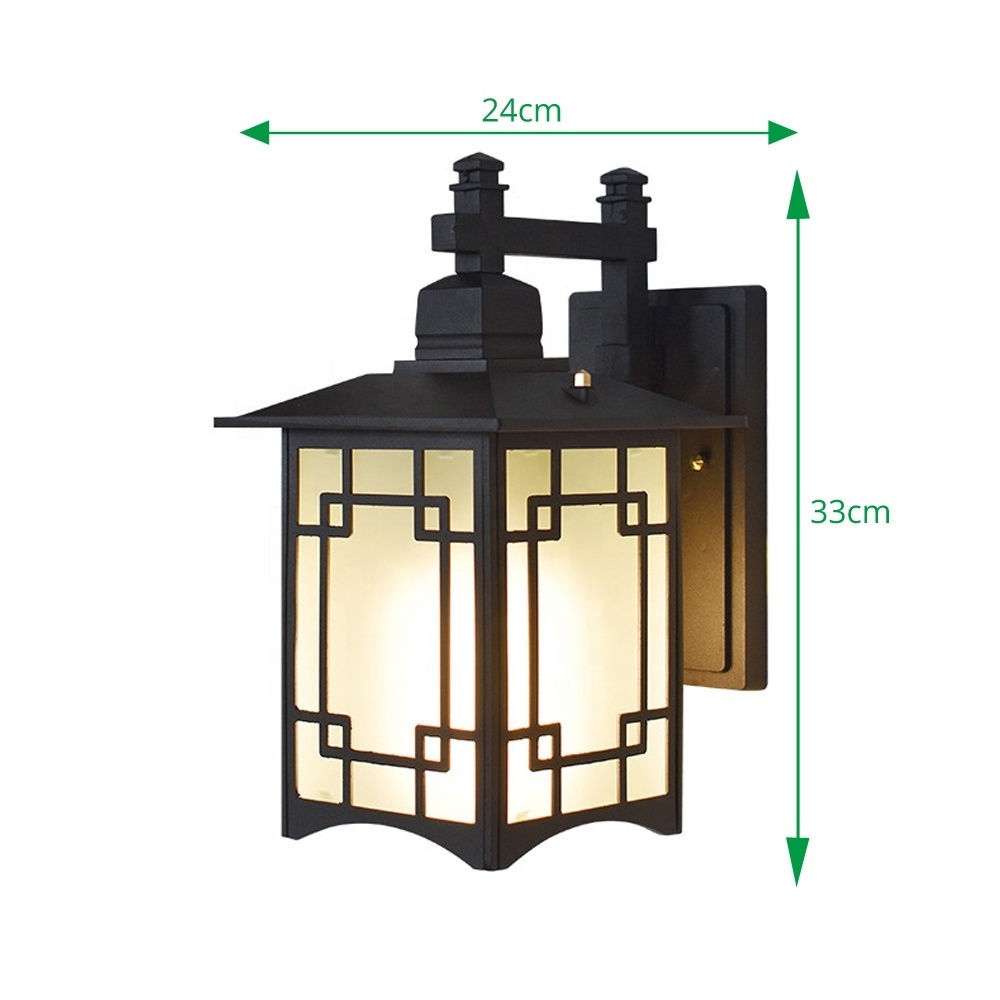 Modern led exterior lighting outdoor lights led corner wall lantern outdoor garden wall lamp