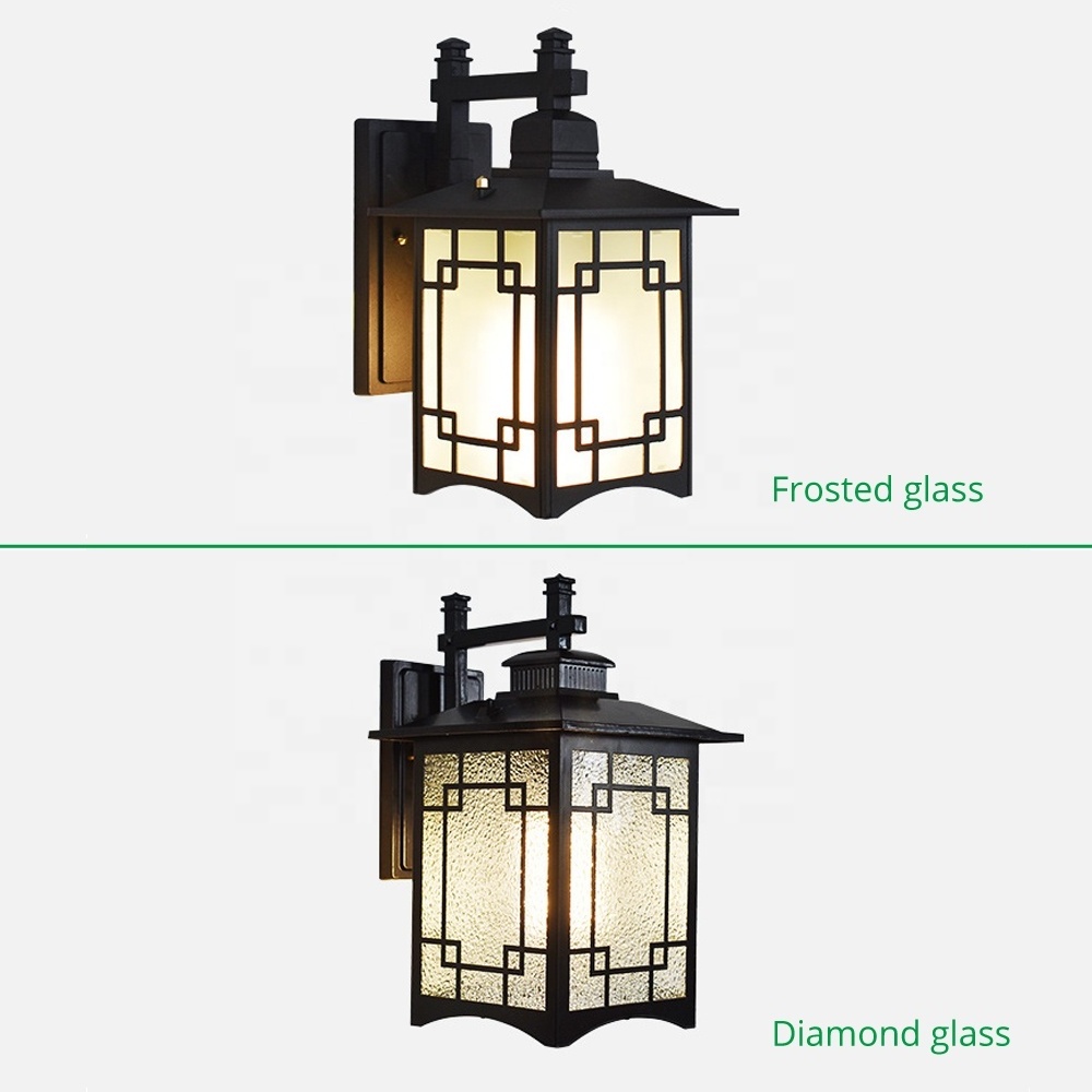 Modern led exterior lighting outdoor lights led corner wall lantern outdoor garden wall lamp