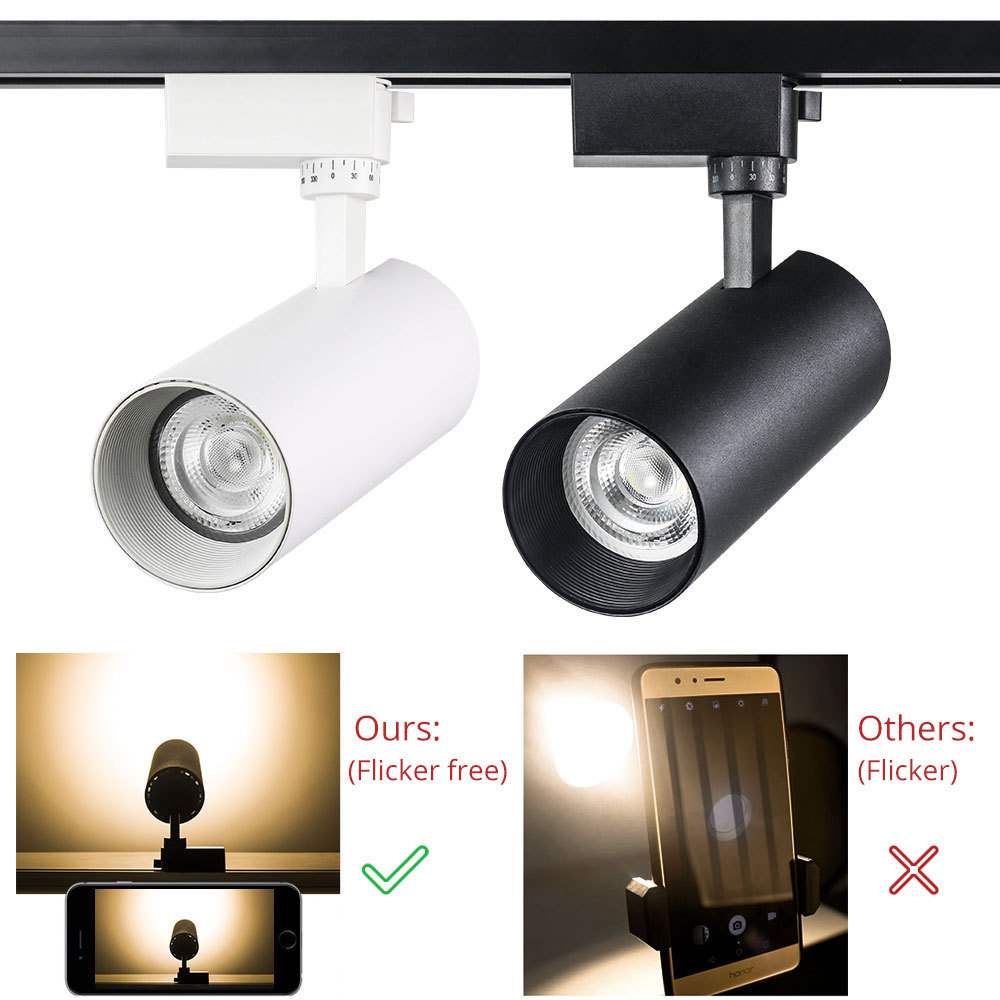 Modern Track Light Adjustable LED Track Lamp Magnet Track Light Rail Light